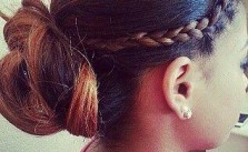 Crown Braid & Messy Bun