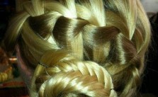 Braided Fishtail Bun