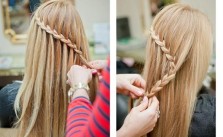 Waterfall Braid & Extensions