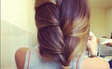 Ombre French Braid