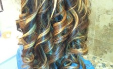 Curled Highlights & Lowlights