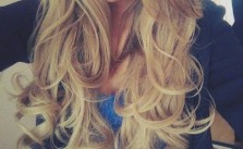 Bleach Blonde curls