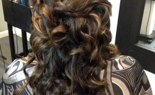 Curly Half Up