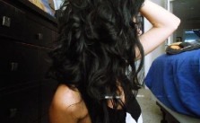Messy Black Curls