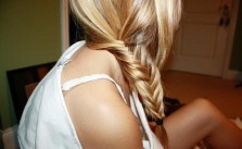 Fishtail & Long Bangs