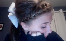 French Braid to Pony