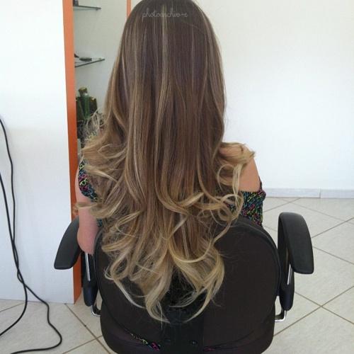 gorgeous ombre blonde and brown