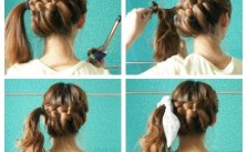 Braid & Messy Side Bun