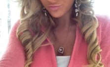 Blonde Hair Pink Top