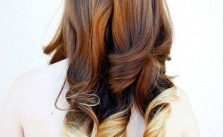 Ombre Barrel Curls
