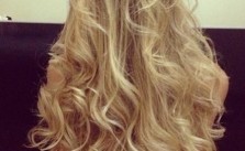 Messy Blond Curls