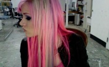 Light Pink & Blonde Hair