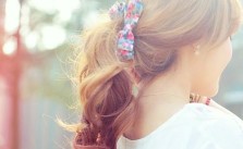 Curly Pony with Bow