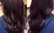 Red, Loose Waves