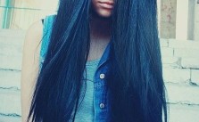 Dark Blue Hair