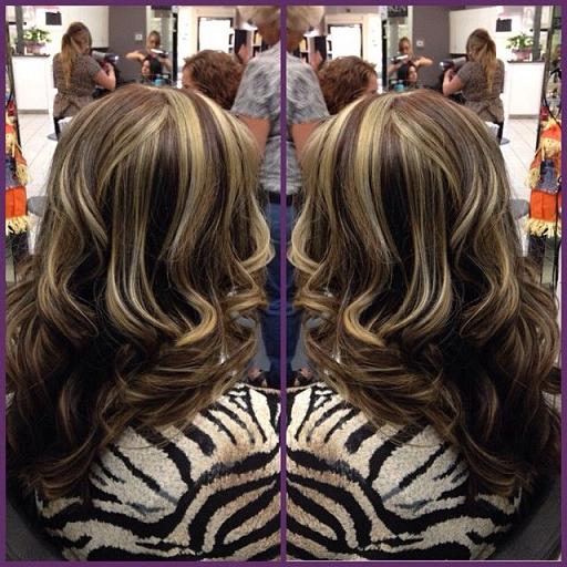 warm base #color and #highlights
