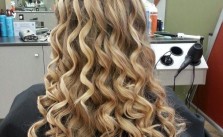Waterfall Braid & Spiral Curls