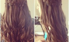 Waterfall Braid & Curls