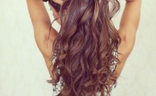 Wavy Curly Brown Hair