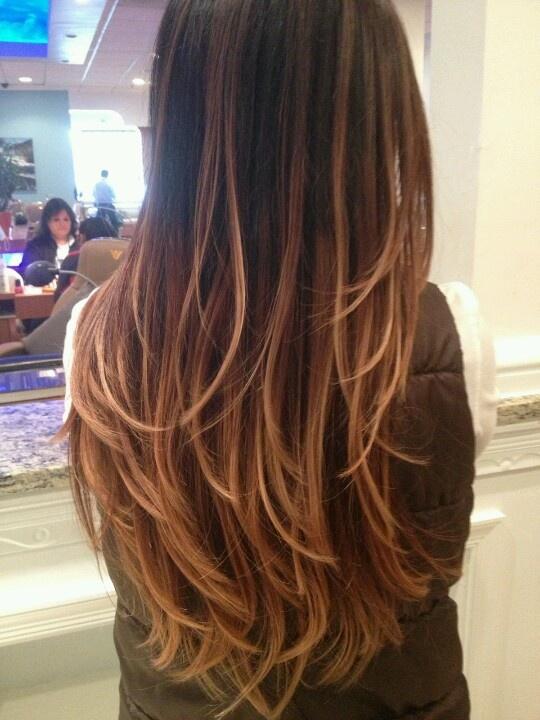 Ombre Hair color