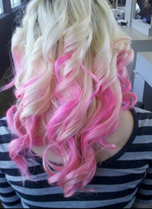 Pink swirls