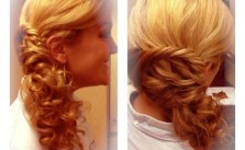 Side Fishtail & Curls