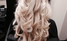 Blonde Styled Hair