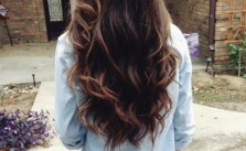 Wavy Brown Hair