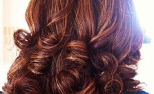 Dark Auburn Curls