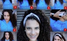 Curly Hair & Headband