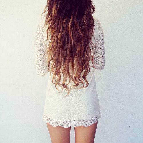 Lovely long curls.