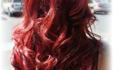 Deep Wavy Red Hair