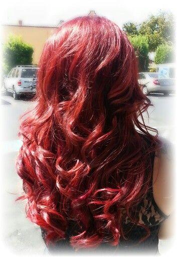 Red hair with BABE extentions