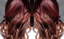 Red Caramel Ombre