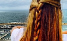 Blonde Red Braid