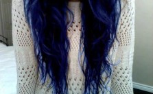 Dark Blue Hair