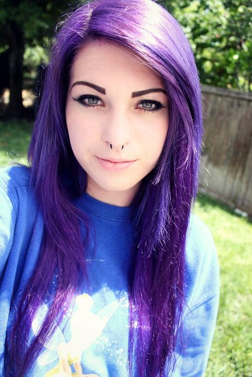 Purple alternative hair