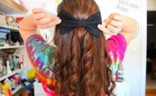 Black Bow & Curls