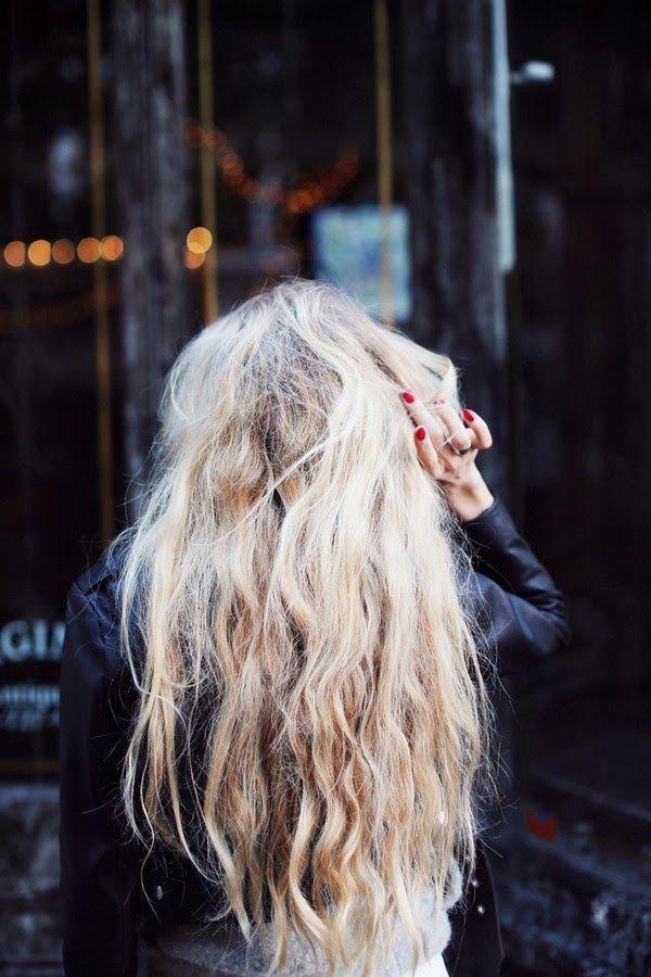 messy waves.