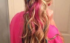 Pastel Chalking Ponytail