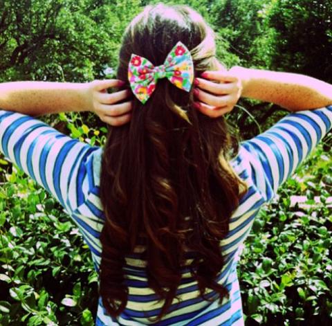 Lilly, Bows, and Curls