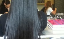 Silky Black Hair