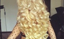 Blonde Thick Curls