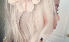 Blonde Hair & Flower