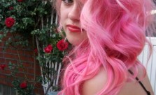 Pink Dyed Hair