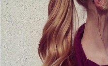 Soft Curled Ponytail