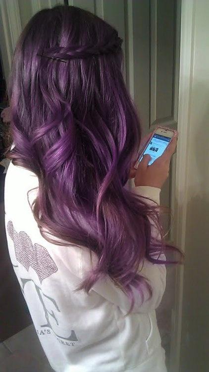 obsessed with purple lavender hair