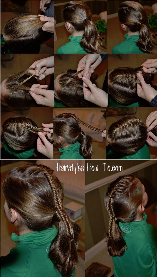 french fishtail accent ponytail1