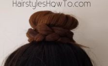 How To Do A Twisted Braided Bun Tutorial